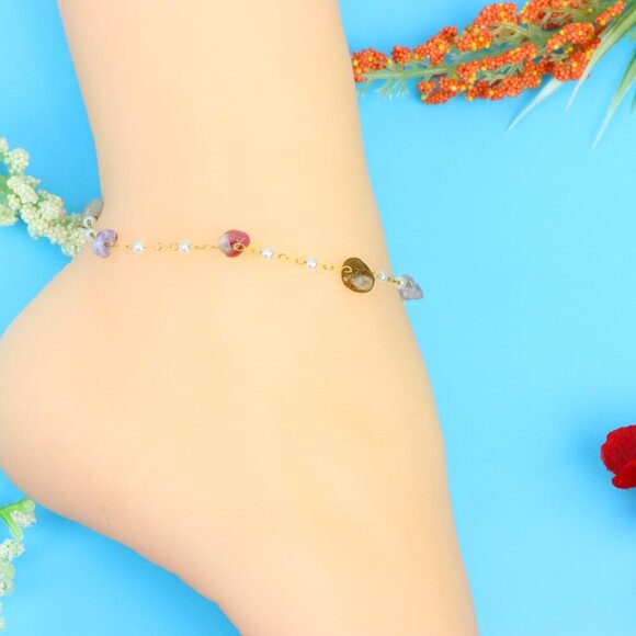 Elegant Handmade Anklet – Perfect for Women & Girls | Ideal Gift Option, DYC1784 - Picture 8 of 10